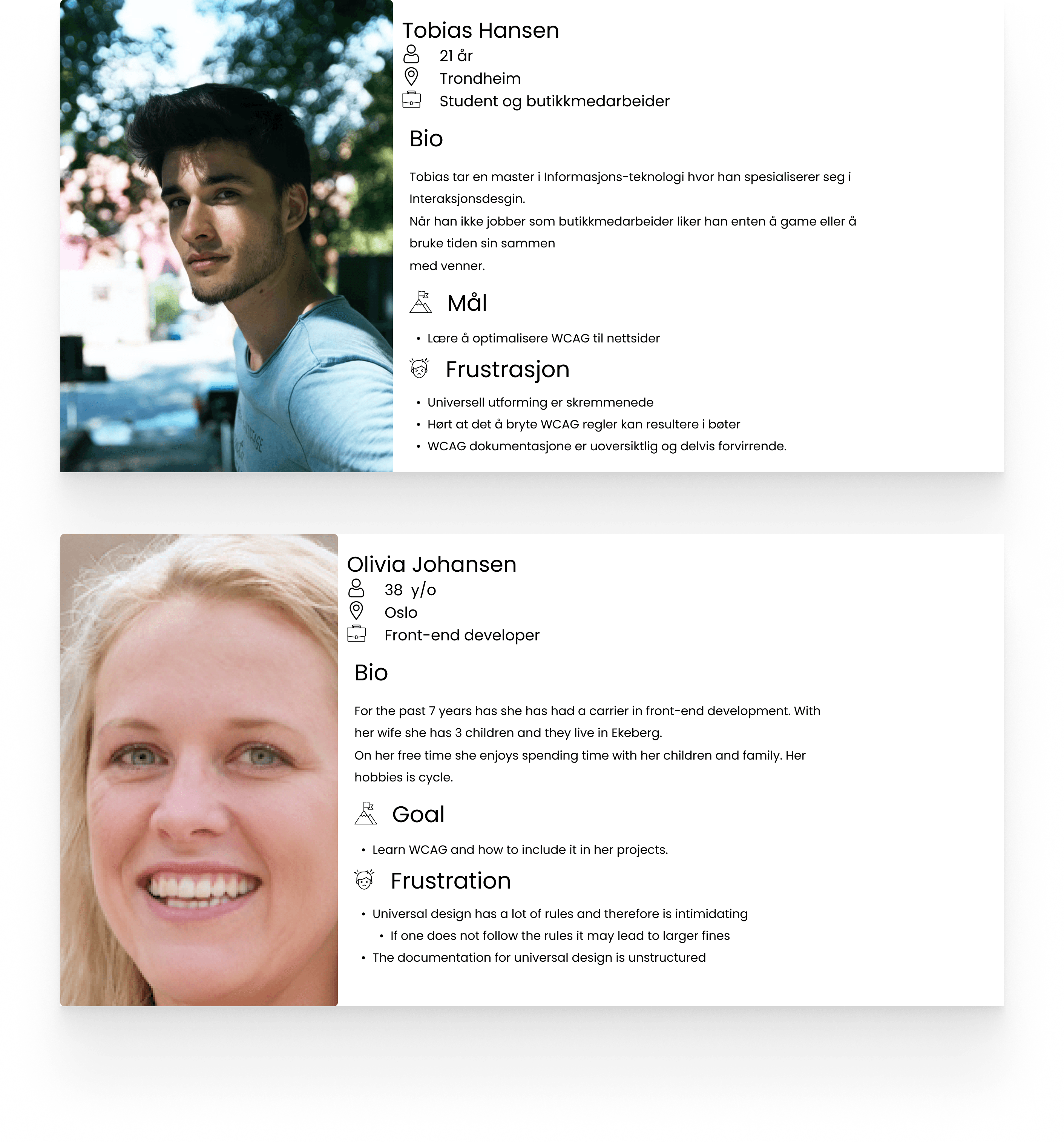 Personas for Tooly